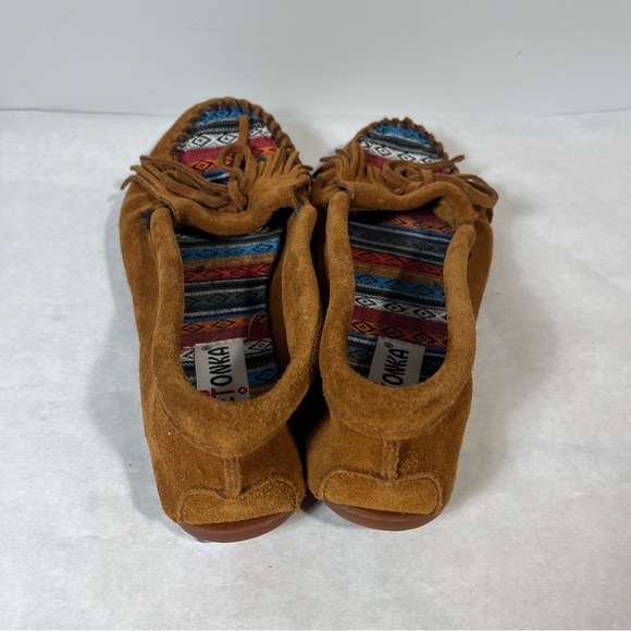 Minnetonka Kilty Hardsole Moccasins Women’s Size 8 - Picture 4 of 7